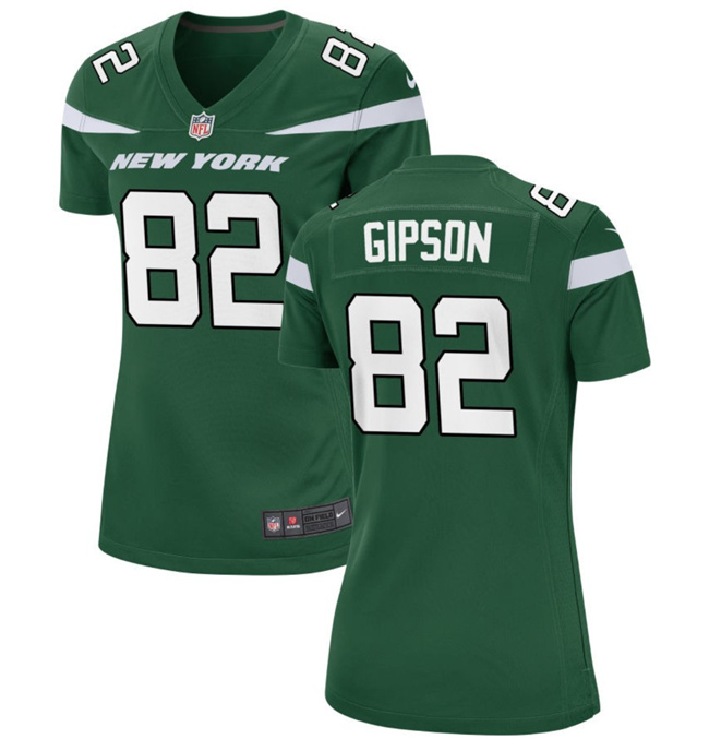 Women's New York Jets #82 Xavier Gipson Green Football Stitched Jersey(Run Small)